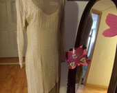 Vtg Judith Ann Collection Beaded Sequin Disco Cocktail Dress
