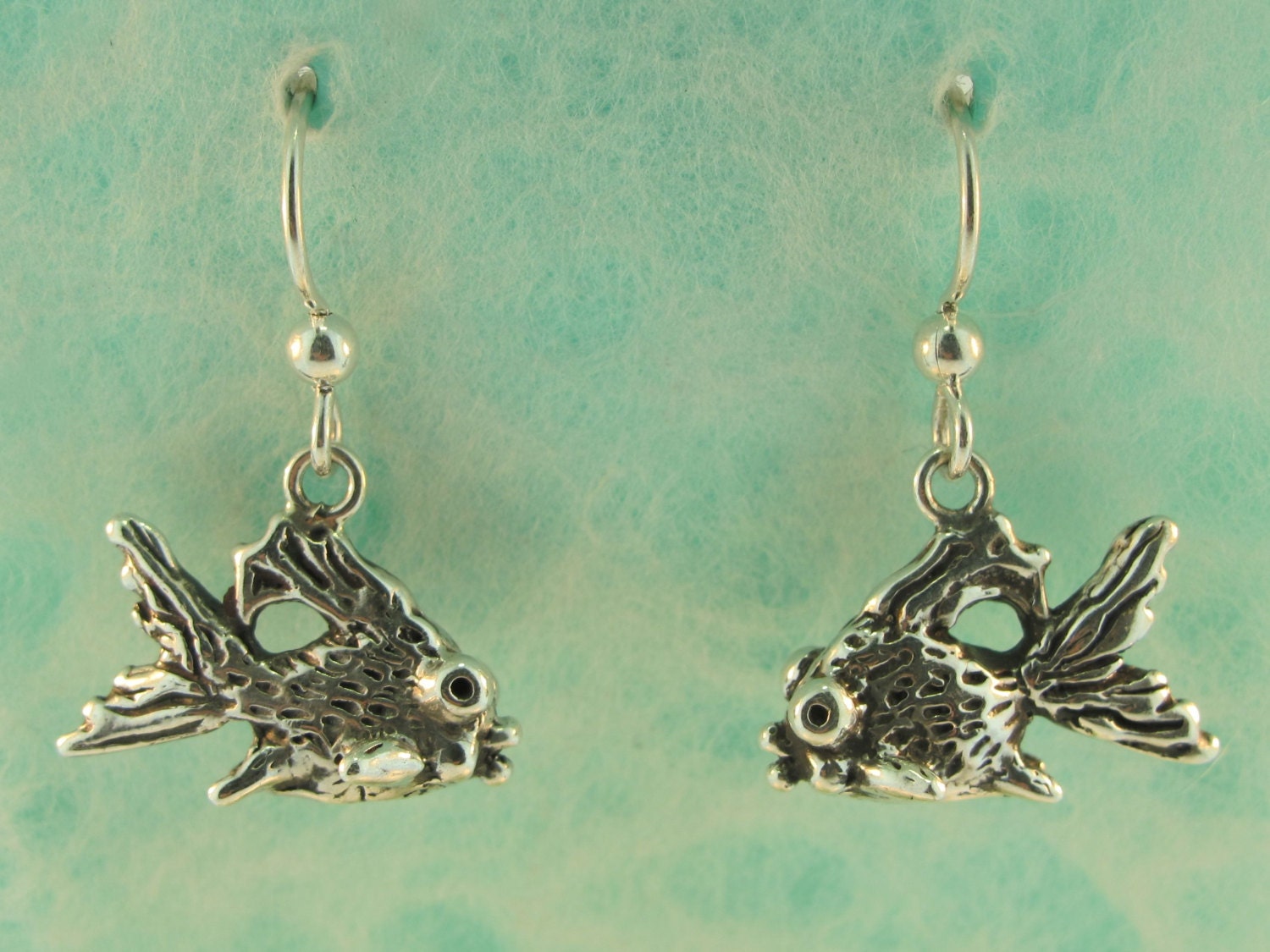 Silver Goldfish Earrings