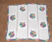 Crocheted Owl Baby Afghan