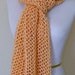 Lacey Peach Scarf / extra long Scarf  / lightweight scarf