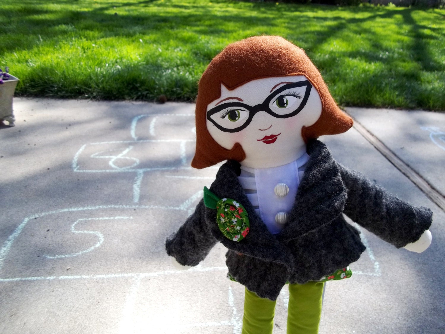 Personalized Cloth Doll, Handpainted Face, Made to Order