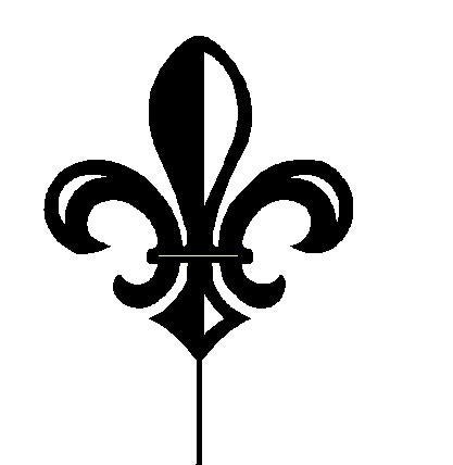 Fleur De Lis Garden Stake