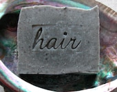 Dead Sea Mud Shampoo Bar for Oily Hair Types - Vegan Shampoo Bar -  Hand Stamped - SLS free - Palm oil free - AquarianBath