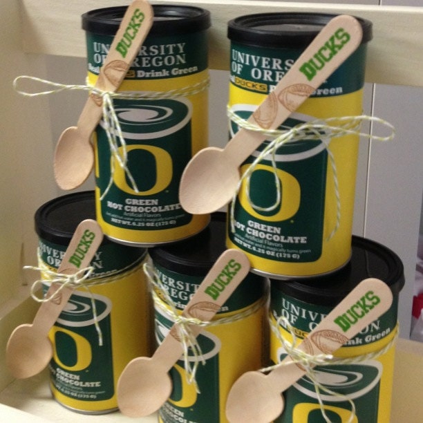 Ducks U of O Handstamped Spoons