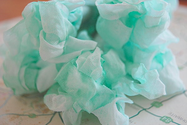 Crinkled Ribbon-Robin's Egg