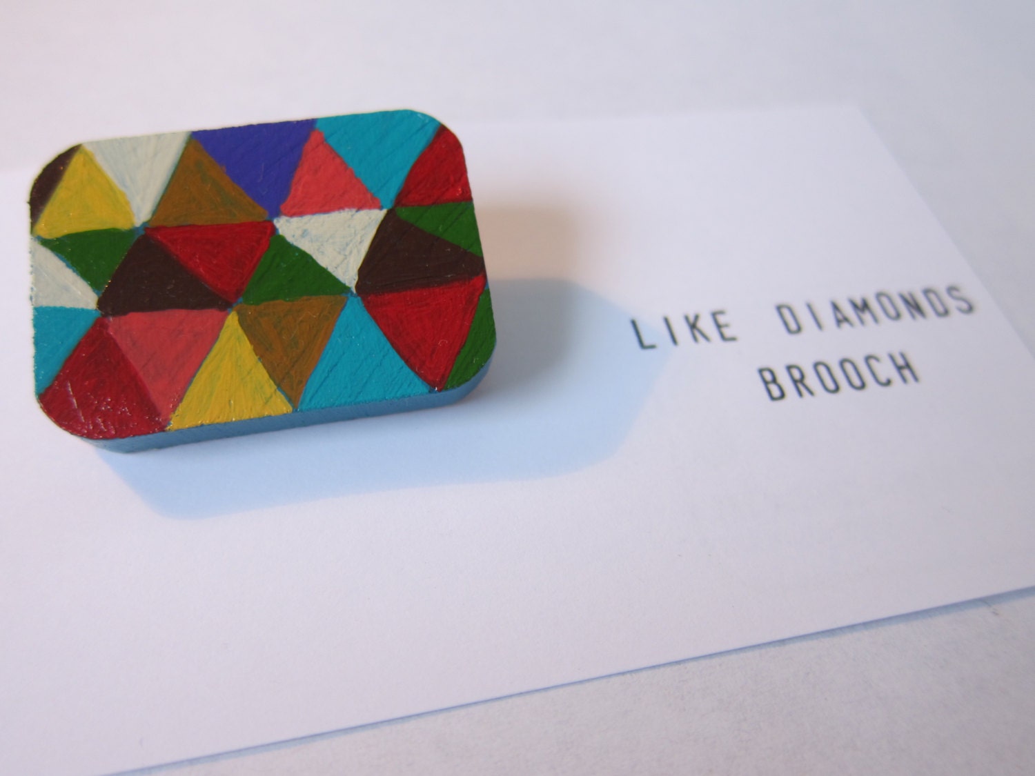 Brooch OOAK - Like Diamonds No.1