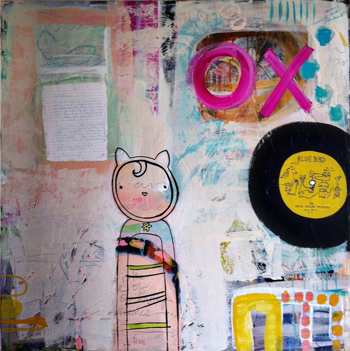Original Painting by Donna Heart titled Dear Florence