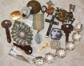 Crystal-Keys-Religious Emblems-Cross-Tag-Rhinestone Jewelry-Charlotte Lot