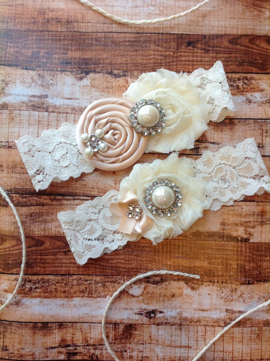 Wedding garter / Blush  /YOU DESIGN / wedding garters/ bridal  garter/  lace garter / toss garter / vintage lace garter