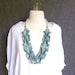 Origami Hana Rope Necklace - Pastel Green