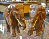 Pair of Elephant Figures