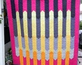 Three Color Sunset Quilt