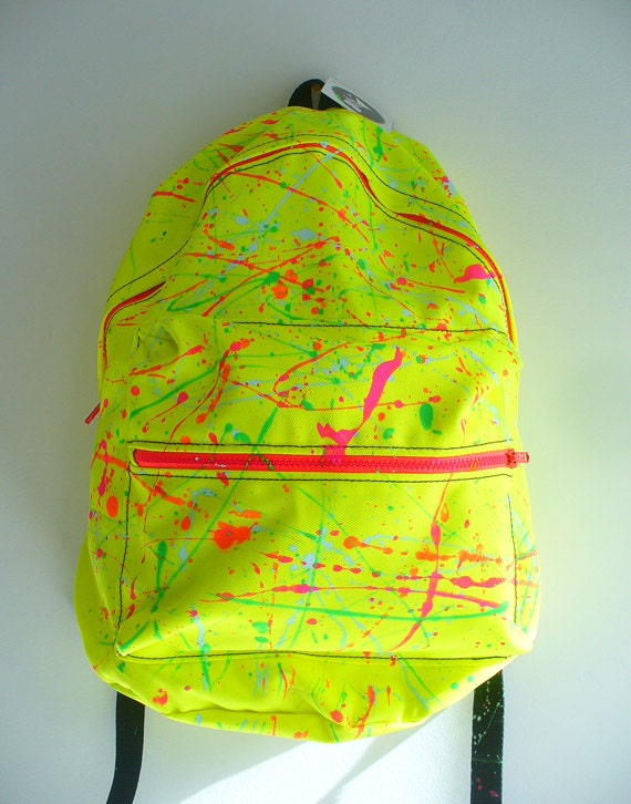 Neon Splatter Backpack