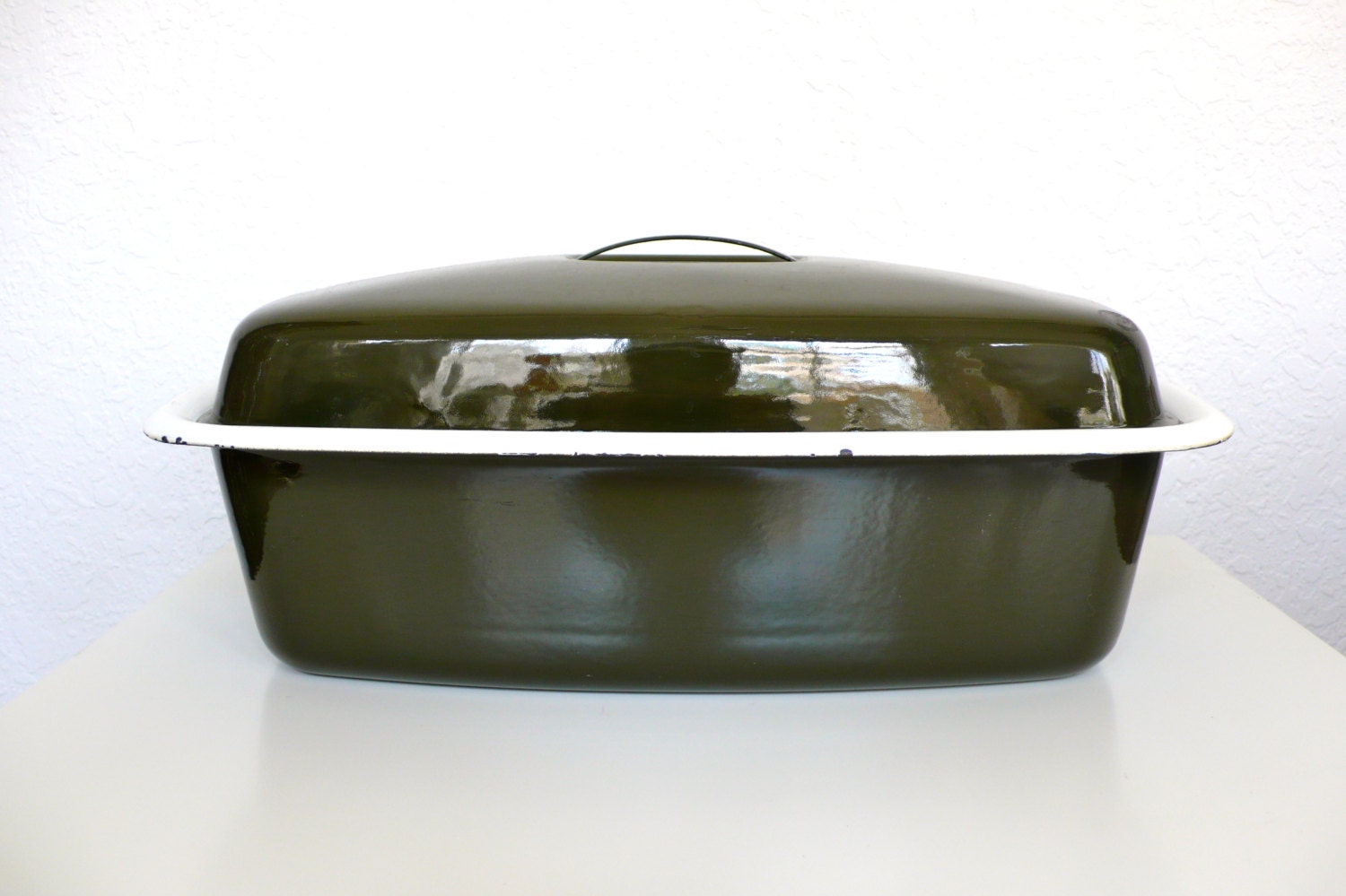 FInel Enamel Roasting Pan