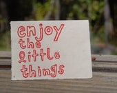 Enjoy the little things notes that grow set of 5