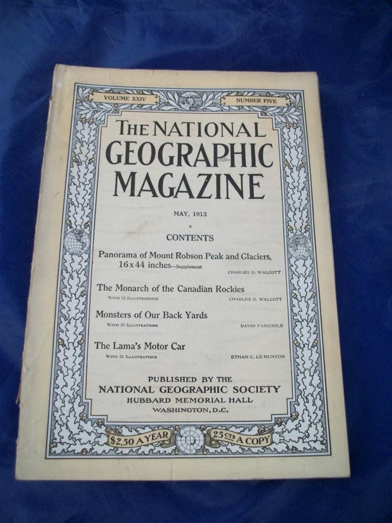 May 1913 National Geographic Magazine