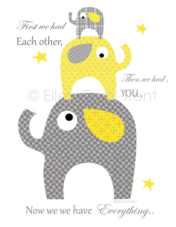 First we had each other print- Kids wall decor