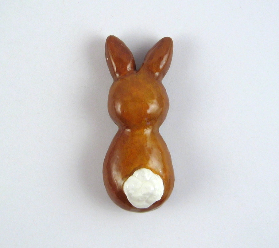 Rabbit magnet - Easter gift, Spring animal, cute fridge magnet, bunny rabbit, kitchen decor