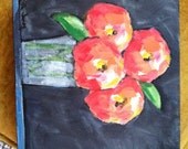 Jar of Flowers original painting by Trish Jones