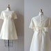 60s lace dress / 1960s wedding dress / Darling Dear dress
