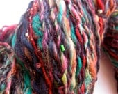 handspun art yarn, Spanish Dance