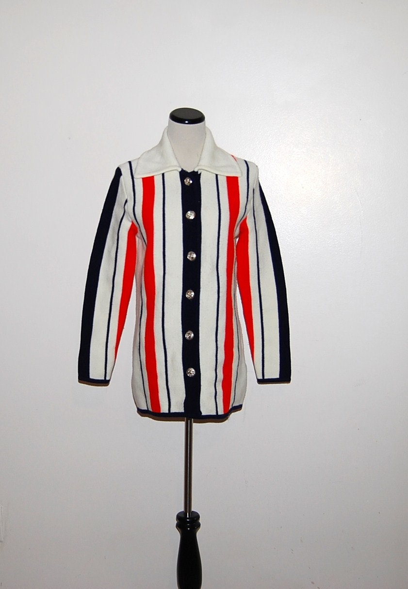 Vintage Sweater Stripes on Ivory