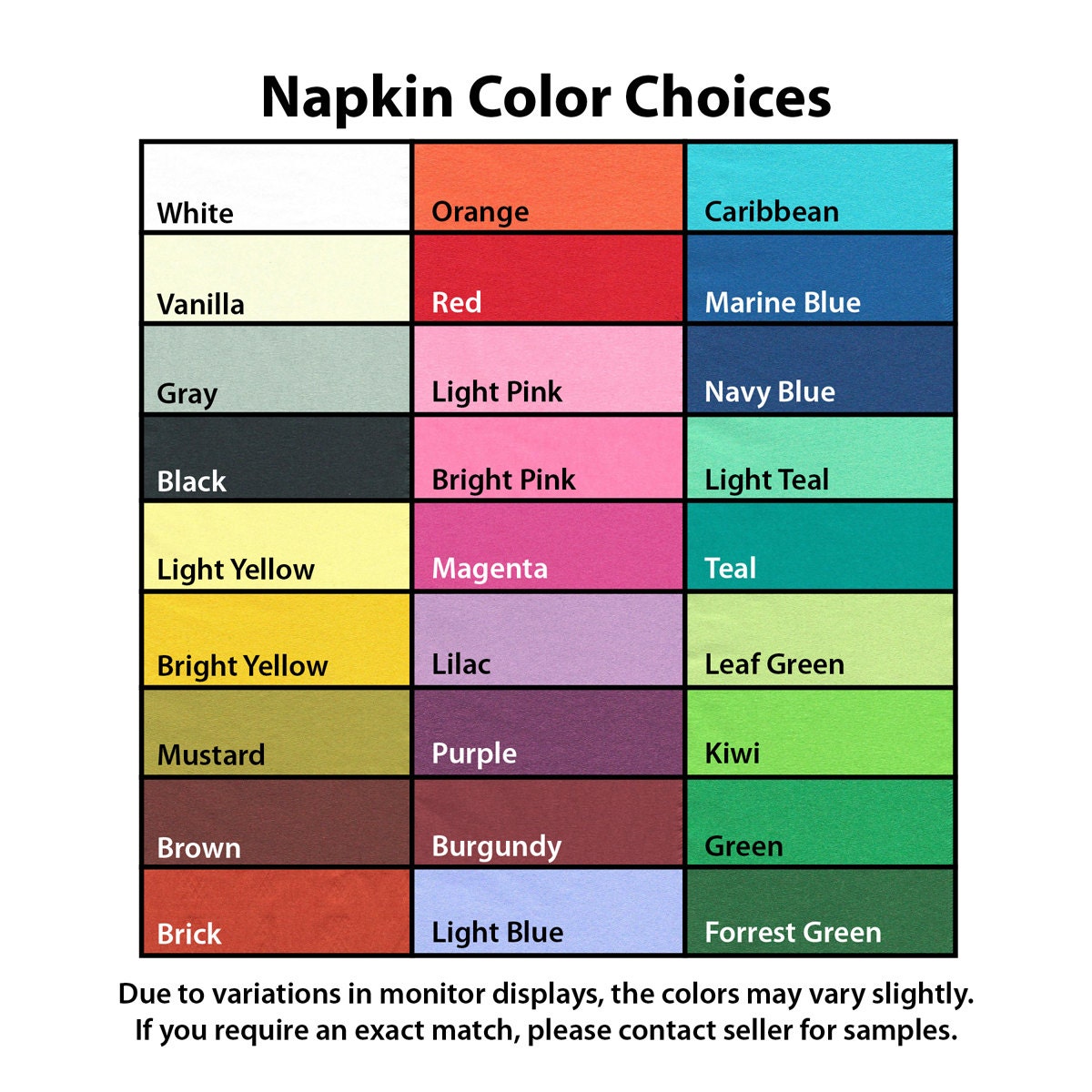 Order of 200 Beverage Cocktail Napkins