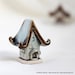 Brown and Turquoise summer House of tiny fairies - by studio Vishnya