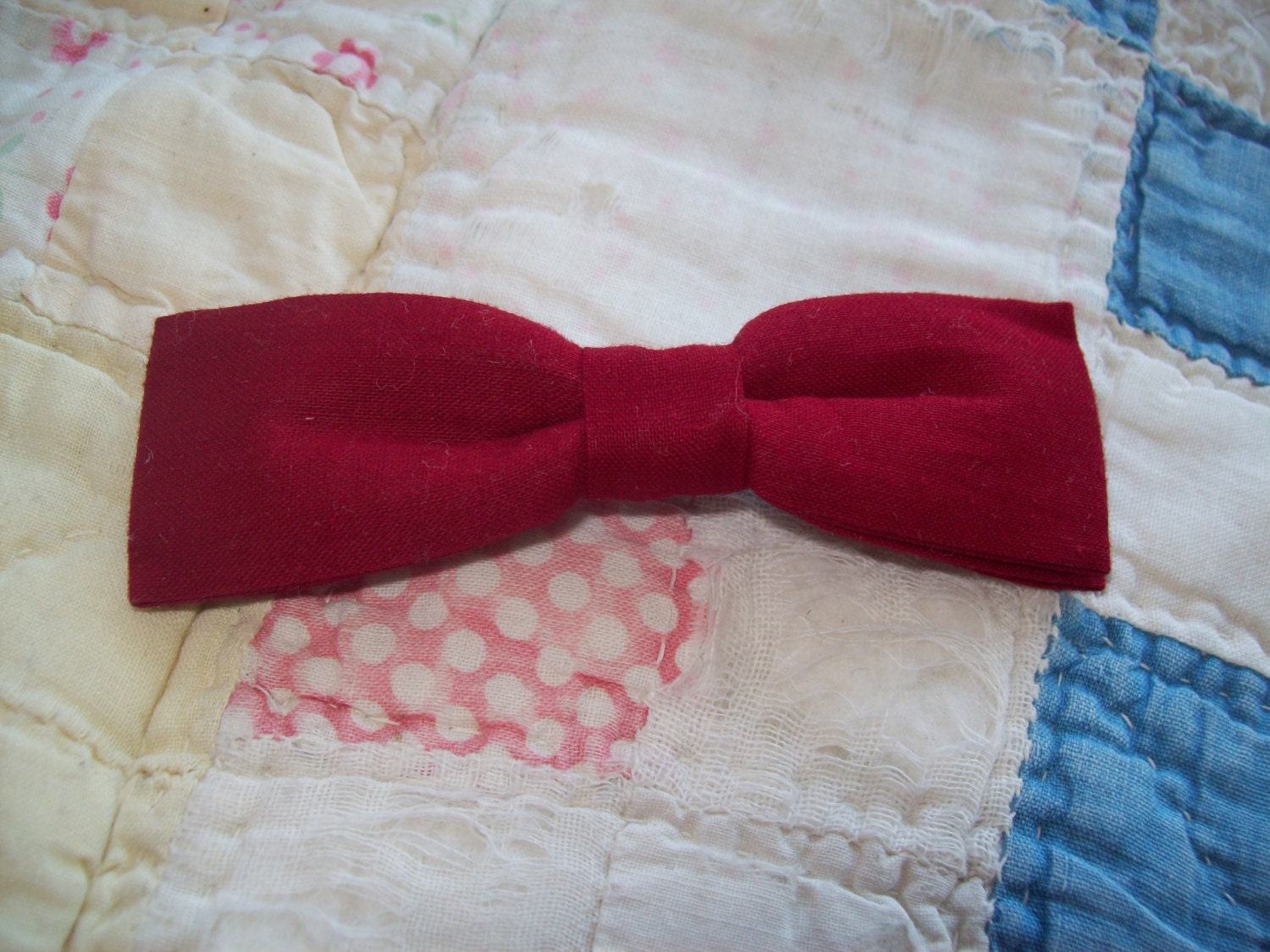 Vintage Burgundy Evergrip Jr. Bowtie