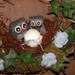 Waiting for baby ... 12 inch Woodland Owl Wreath...  new parents... made to order (woolcrazy)