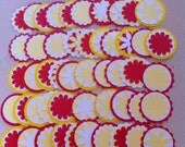 Flower cupcake toppers