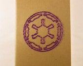 Star Wars Galactic Empire Hand Embroidered Moleskine Notebook