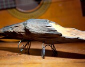 table top hardwood lamp creature 1.