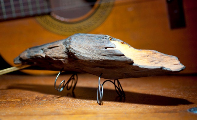 table top hardwood lamp creature 1.
