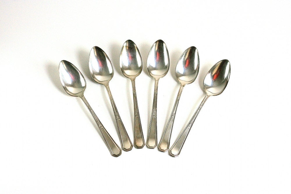 Antique W. M. Rogers & Son Silver Plated Spoons