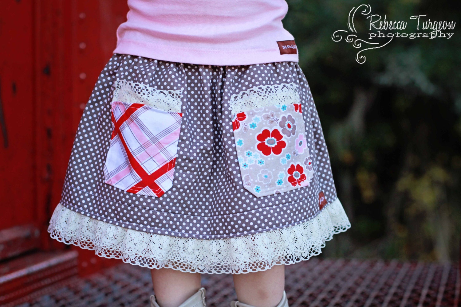 Childrens Clothing..... Girls Skirt.....The Annie Skirt........handmade childrens clothing by laken and lila