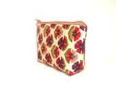 Small Zipper Pouch Small Wallet Cosmetic Pouch  Liberty of London Pansies