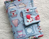 Tea Wallet ... Tea Time China in Blue
