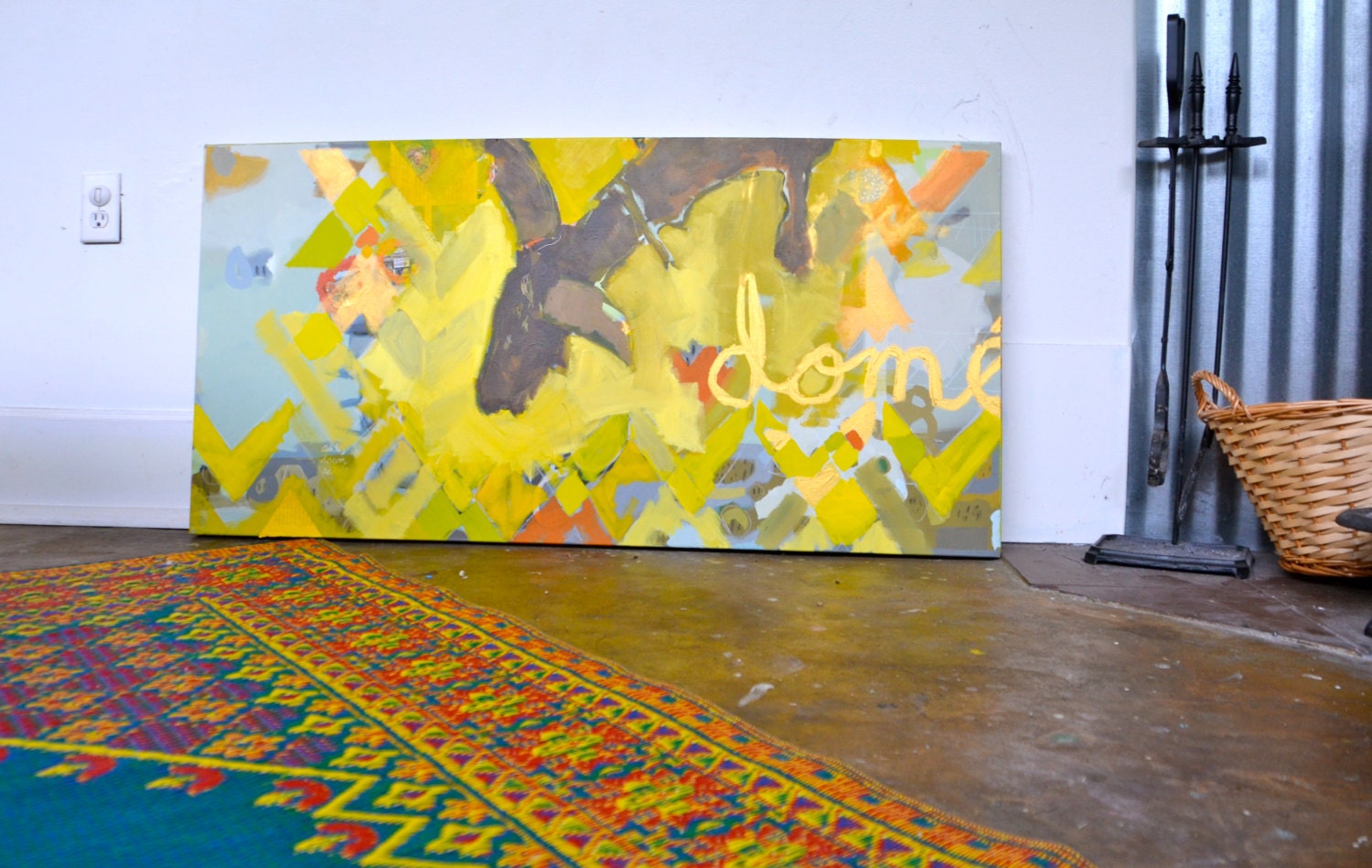 painting-acrylic on canvas- domesticated