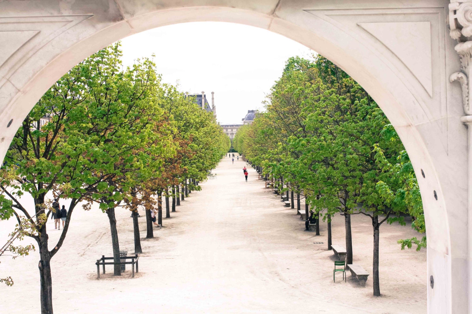 Paris Photography - Early Morning Light in the city of Paris, France - A day at the tulleries - 8x10 Fine Art Photograph - Paris wall art