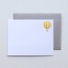 letterpress hot air balloon notecards
