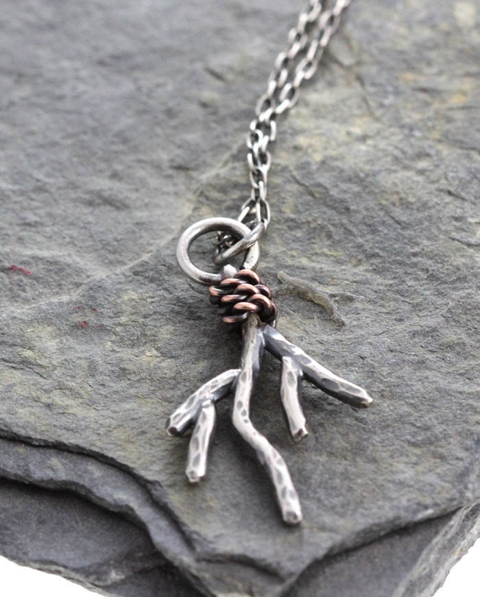Coral branch Pendant, Sea Jewelry, Beach Jewelry, Gifts for her, Gifts under 45