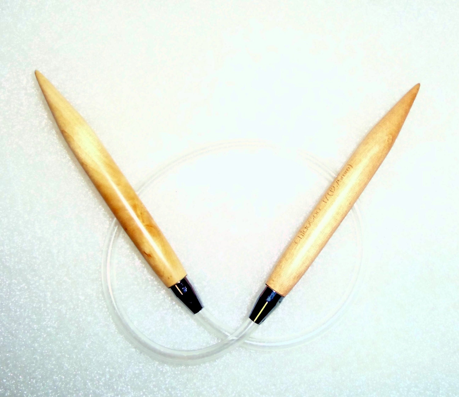 24 inch long size 17 bamboo circular knitting needles