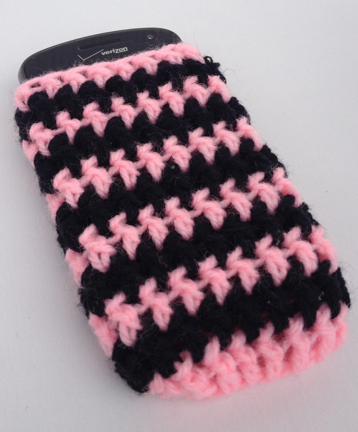 Summer Sale 20% off w/ code "Summer"  Pink & Black iPhone 4S  3  Cozy Fits Different Cell Phones and Droids