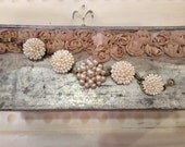 Repurposed Vintage Earring Bracelet