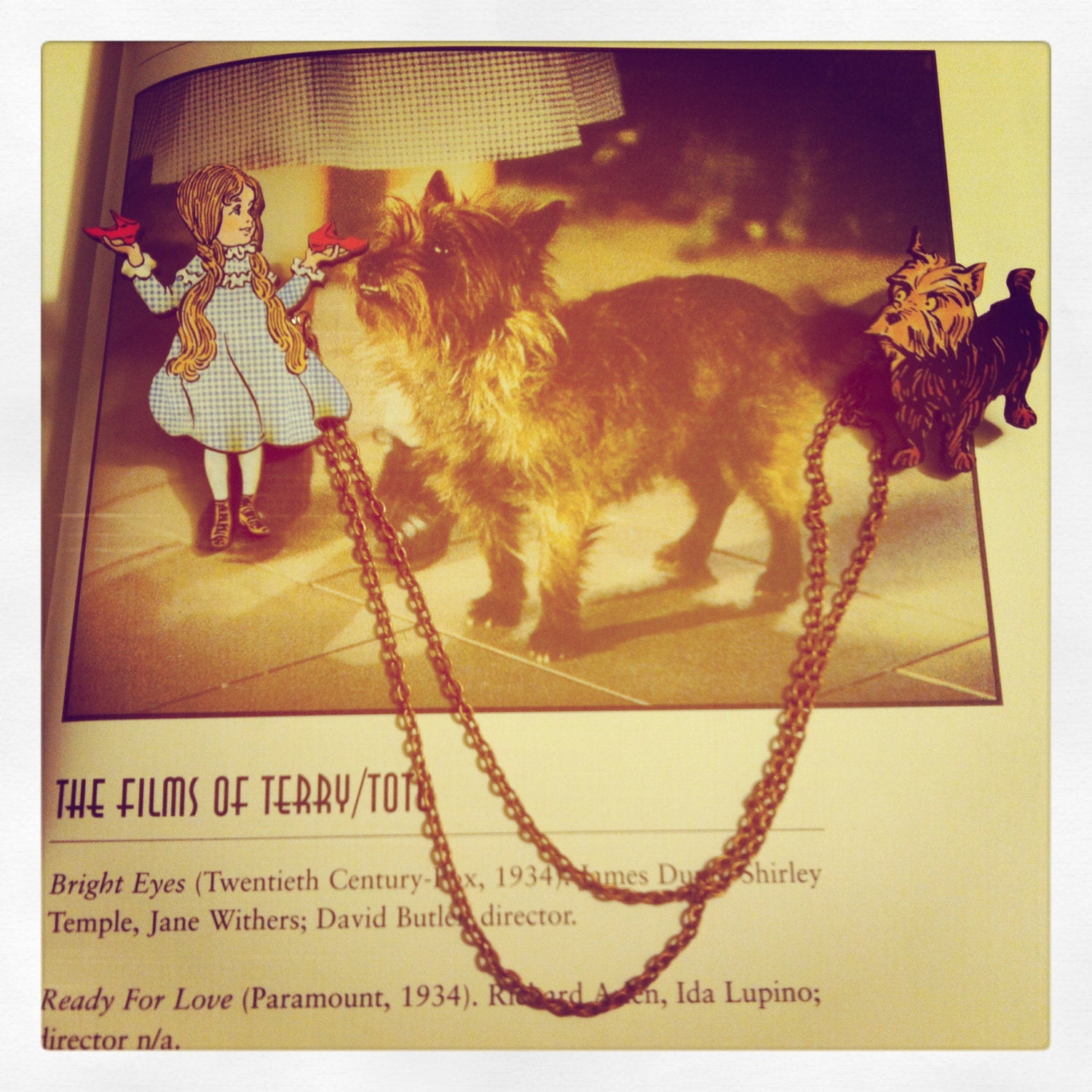Dorothy and Toto Sweater Clip