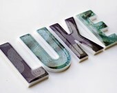 Handmade Personalised boys name letters