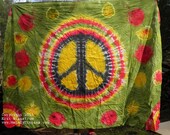 Rastaman Peace Sign Sheet Set (Single Bed Set) (One of a Kind)