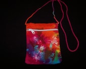 Sunshine Rainbow  Hand Dyed,  Lined,  Cotton Shoulder Bag
