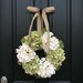 Wreaths - Hydrangea Wreath -  Wreaths for All Seasons - Spring Hydrangeas - Spring Wreaths - Hydrangea Blooms